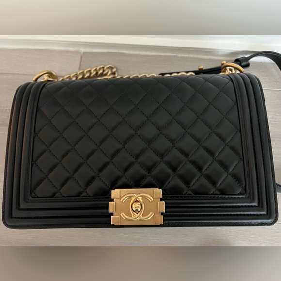 Chanel le boy new medium black bag - Picture 4 of 15